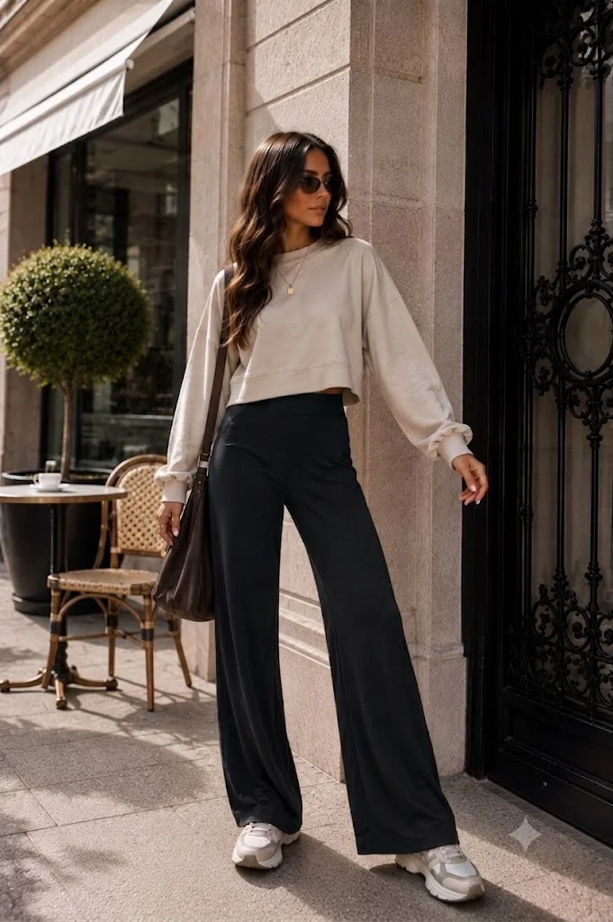 Legginsy Wide Leg